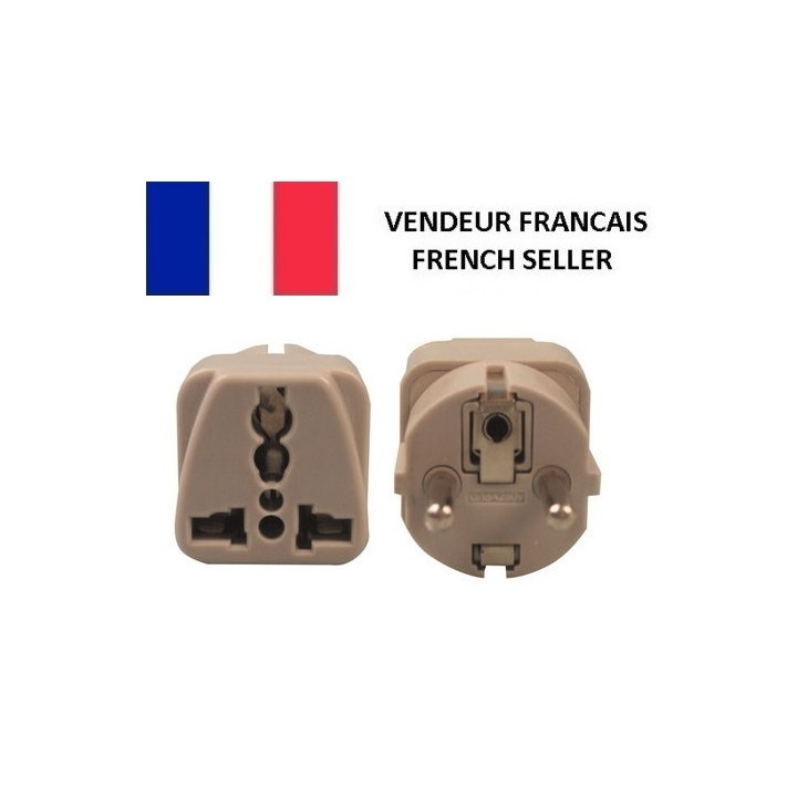 Adaptadores electricos clavija europea hacia clavija inglesa adaptadores 16a 250vca electricos convertidor jr international - 1