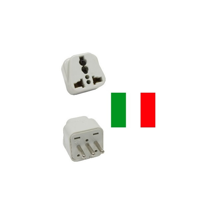 Elektro-stecker-adapter italien europa 10a 250v zu reisen skross - 1