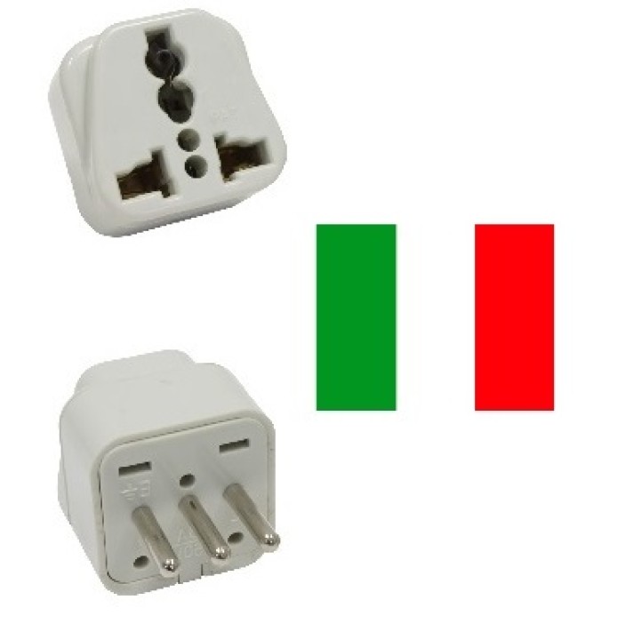 Elektro-stecker-adapter italien europa 10a 250v zu reisen skross - 1