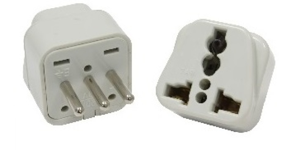 Adaptador de enchufe eléctrico europa italia 10a 250v para viajar ansmann - 3