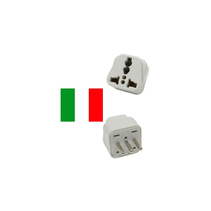 Elektro-stecker-adapter italien europa 10a 250v zu reisen ansmann - 1