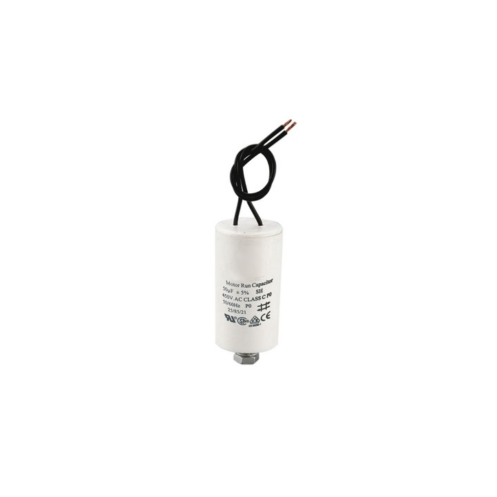 Kondensator 50µf  450 v + kabel jr international - 1