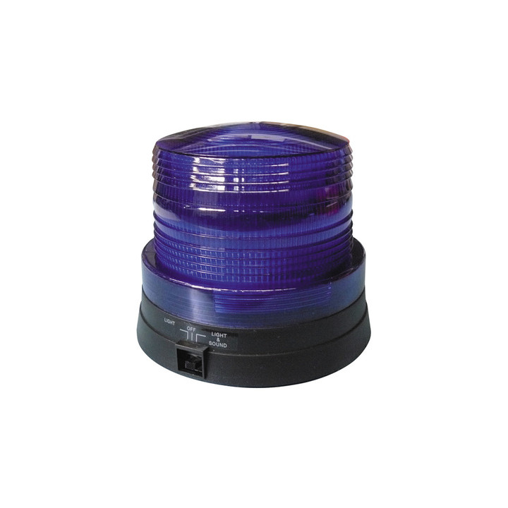 Gyrophare rouge 6 led pile 4.5v socle girophare mini sirene sur piles  lumiere aimante