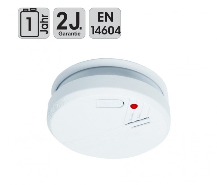 Rivelatore fumo elettronico 9vcc + buzzer (lx98) detettore allarme elettronico incendio autonomo abus - 1
