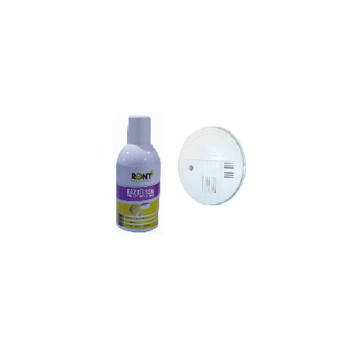 1 tester spray aerosol + 1 smoke detector, 250ml fire detection detecting jr  international - 1
