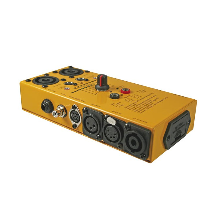 6.3mm jack probador de cable de audio de 3.5mm 3p xlr 5p xlr m / f rca phono din 3p5p7p8p vttest15 conector banana jr  internati