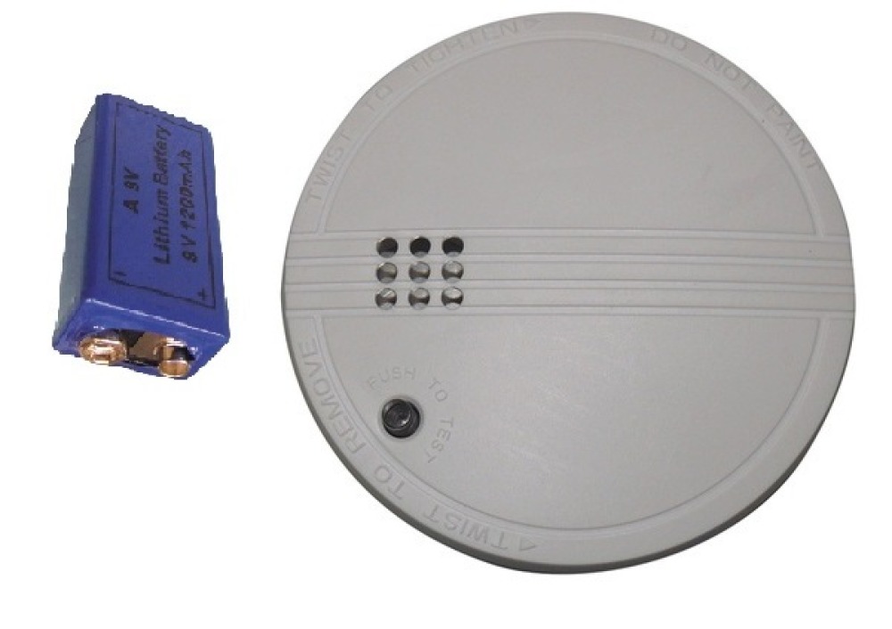 Detector humo electronico 9vcc o 220vca buzzer alarma detector alarma electronico incendio jr international - 3