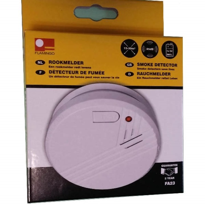 Detector humo electronico 9vcc o 220vca buzzer alarma detector alarma electronico incendio jr international - 2