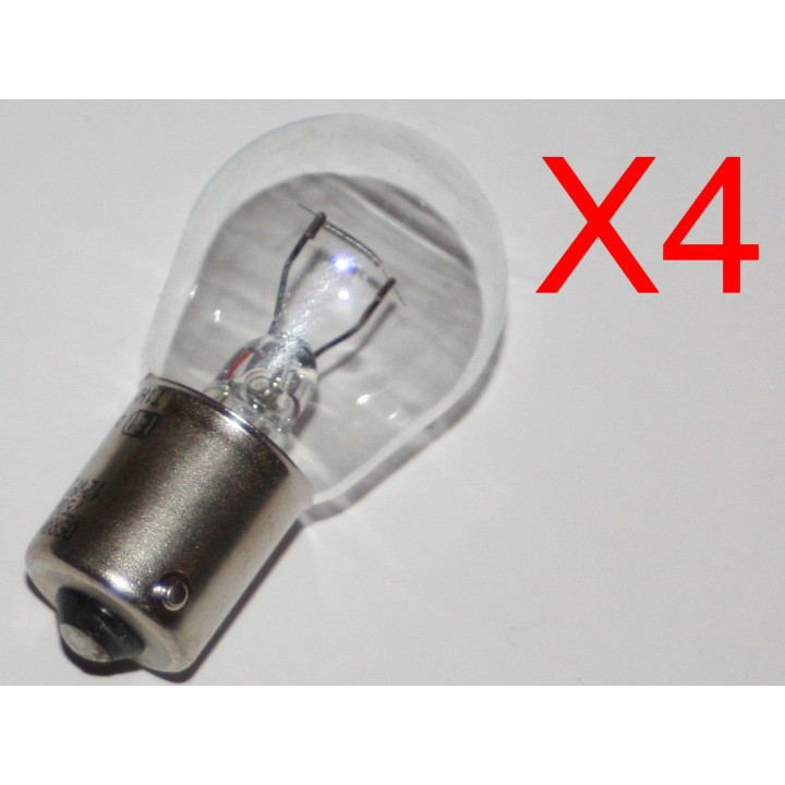 4 lampadina 12v 20w b15 ba 12v 21w ba15s per sirene gm12a b r, gmg12a b r accessori segnalatore allarme luminoso acustico jr int