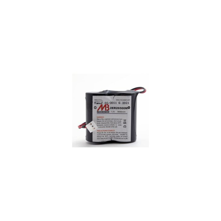 Batli06 5ah 7.2v batteria 5.8ah pil-s04 dp1000 dp8000 litio atral logisty daitem visonic somfy jr international - 1