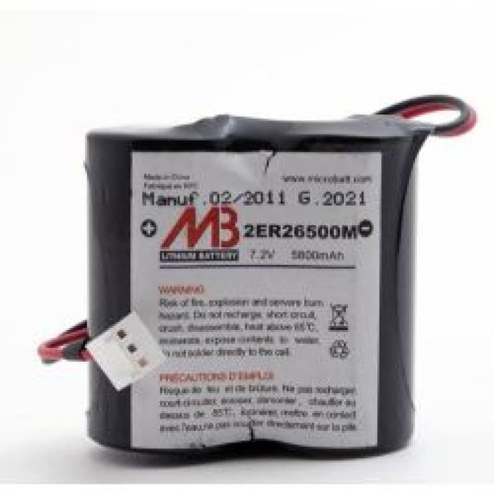 Batli06 5ah battery 7.2v 5.8ah pil-s04 dp1000 dp8000 lithium atral daitem logisty visonic somfy daitem - 1
