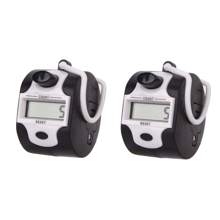 2 digital tally counter 5 digits counts from 0 - 99999 accurate attendance counts, lap counts, golf scores and tallies jr intern