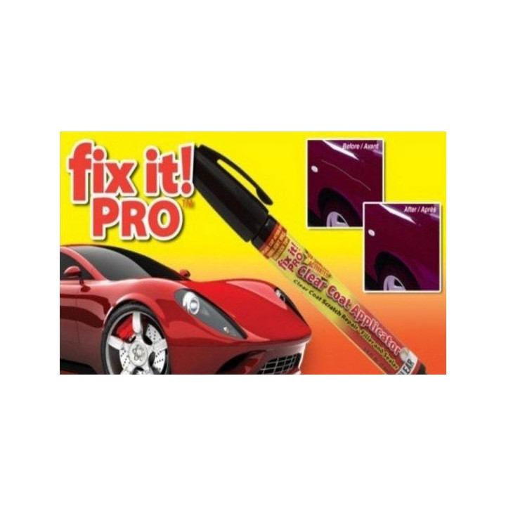 2 es pro fixt pluma borra resistente a los arañazos de reparación de carrocerías de automóviles de renovación del acabado de pin