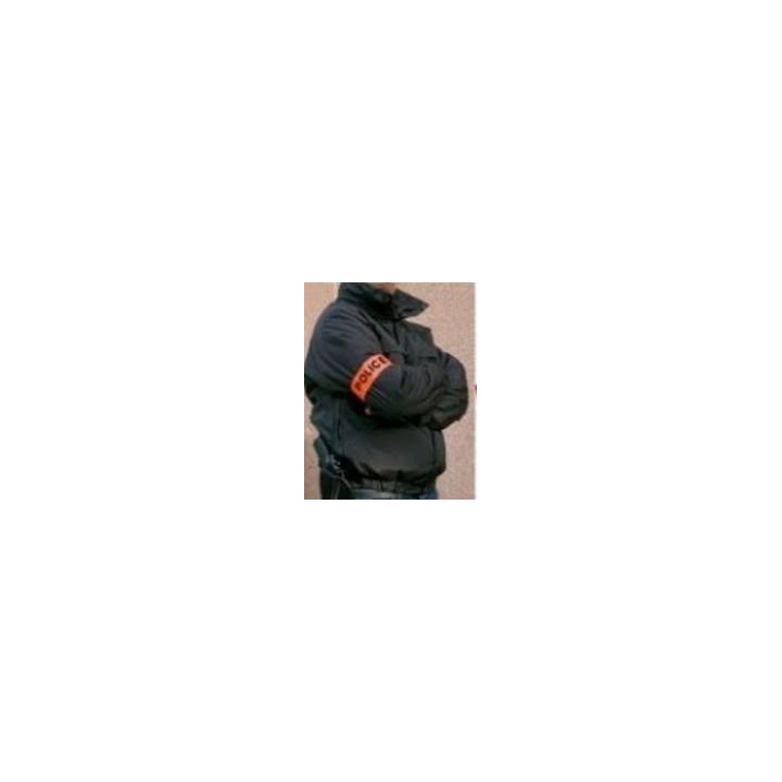 2 armband orange fluorescent police armband velcro armband jr international - 1