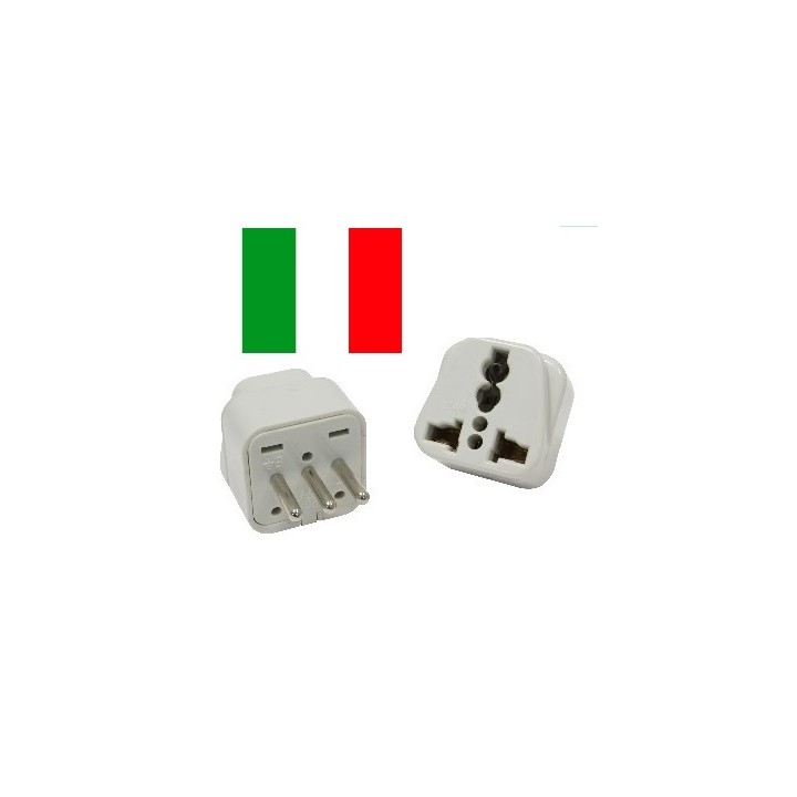 Elektro-stecker-adapter italien europa 10a 250v zu reisen jr international - 1