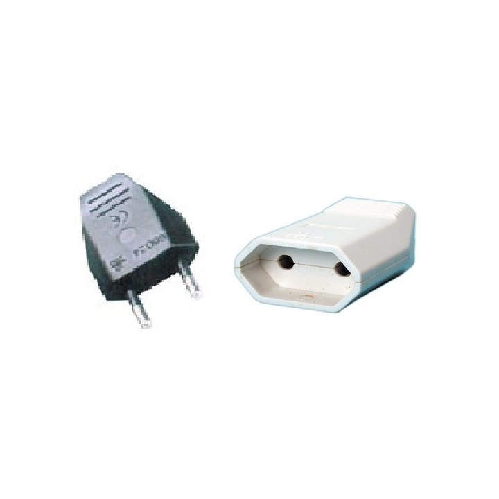 Lot 1 socket 6a + 1 record male 6a 220v electricity connection connection velleman - 1