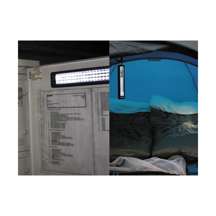Iluminación 72 soporte de la lámpara del coche led barco ligero ewl27 gancho magnético de camping velleman - 1
