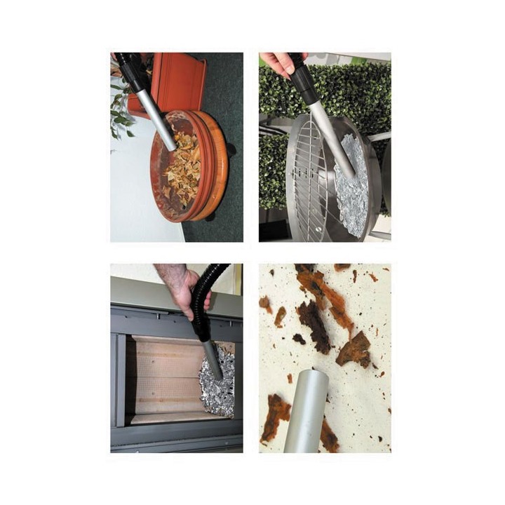 Aspirador de cenizas chimenea 220v 800w 18l perel waf18m 1m tubo de aspiración velleman - 2