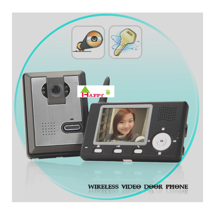 Intercomunicador portero video camara color inalambrico 3.5' intercom vigilancia seguridad casa wdp02 jr international - 8