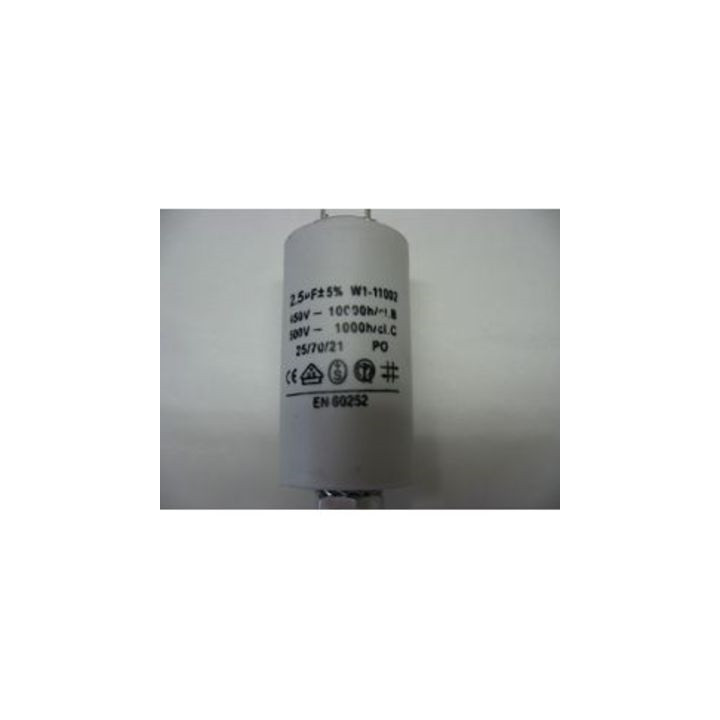 Condensador 2.5 mf micro farad 450v 50 60 hz condensador de arranque motor universal a borne am w1 11012 expert by net - 1
