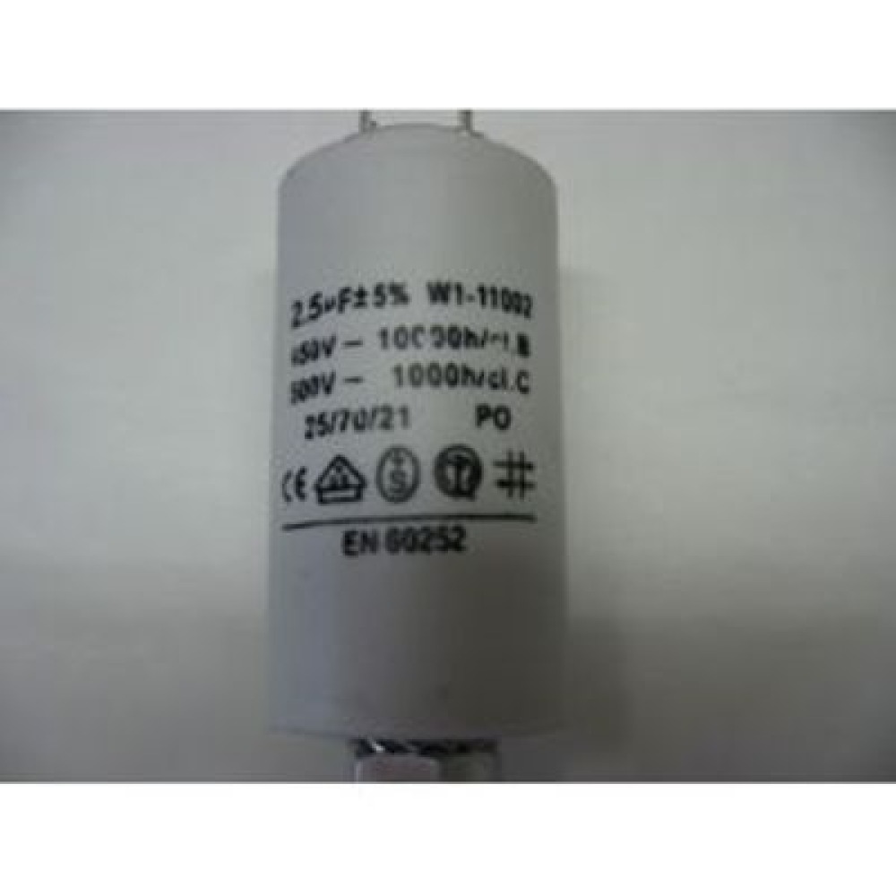 Capacitor 2.5mf micro farad 450v 50 60hz universal motor starter condo with terminal expert by net - 1