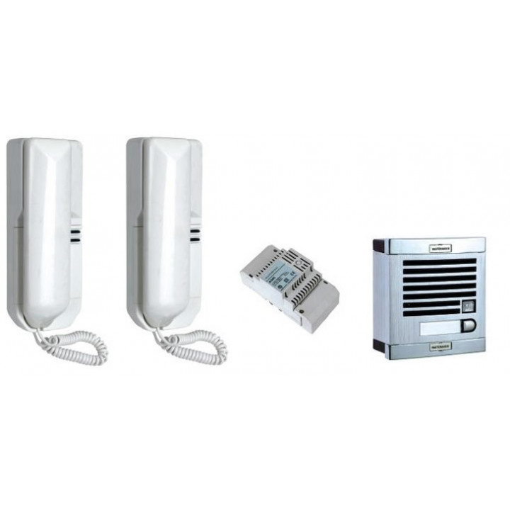Intercomunicador fonico 1bp completo (cable a añadir) intercomunicador portico audio villa aiphone - 1