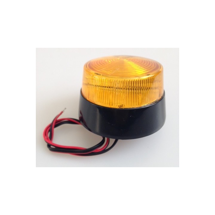 Xenon blitzlicht 12vdc bernsteingelb ø70x52mm blitzlicht fur elektronische alarmanlage velleman - 4