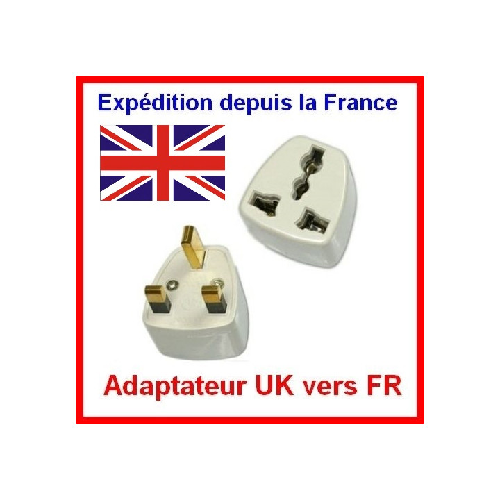 2 adattatore elettrico presa europea verso presa inglese senza presa terra convertitore adattatore converter jr international - 