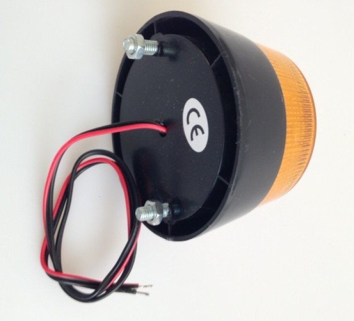 Xenon blitzlicht 12vdc bernsteingelb ø70x52mm blitzlicht fur elektronische alarmanlage velleman - 3
