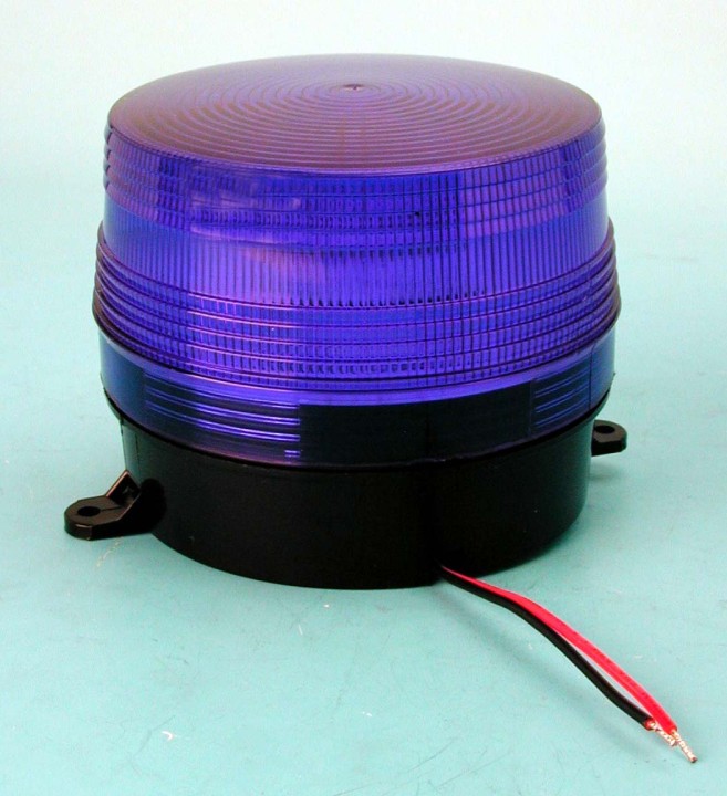 Flash 12vdc blue xenon flash, ø100x80mm strobe light strobe warning emergency lights strobe warning light systems fire police em