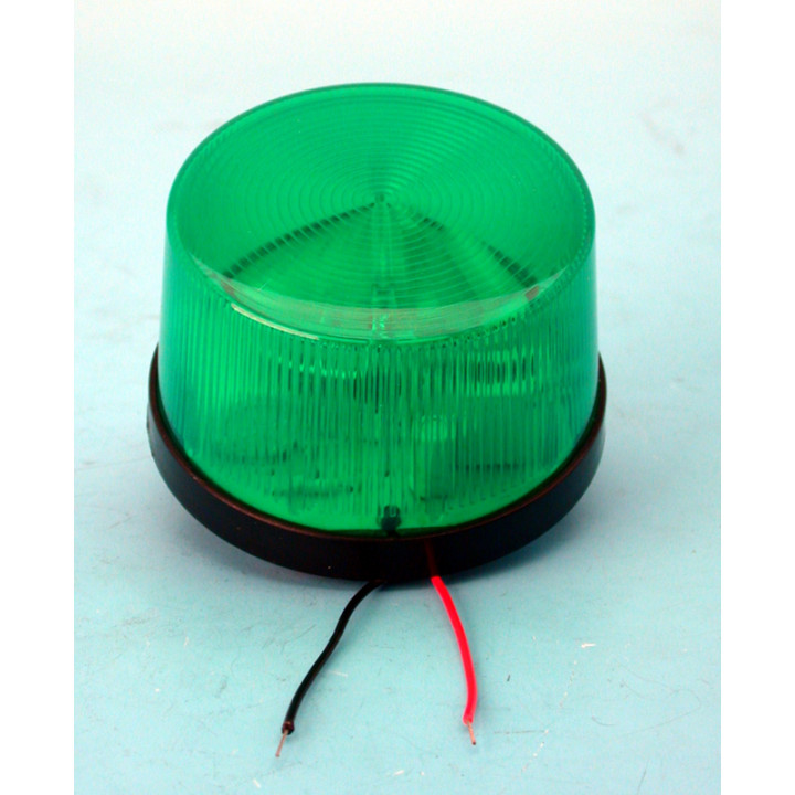 Flash allarme elettronico xenon 12vcc verde a lampi  velleman - 2