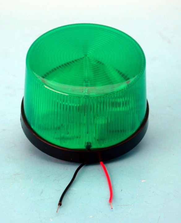 Flash allarme elettronico xenon 12vcc verde a lampi  velleman - 2