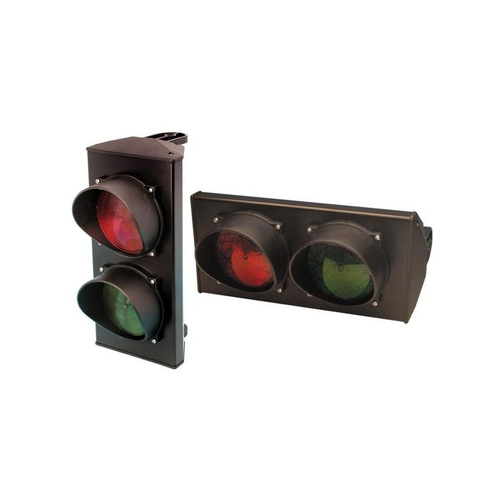 Luz semaforo con 2 bombillas verde y rojo 220v circulacion en carretera ea - 8