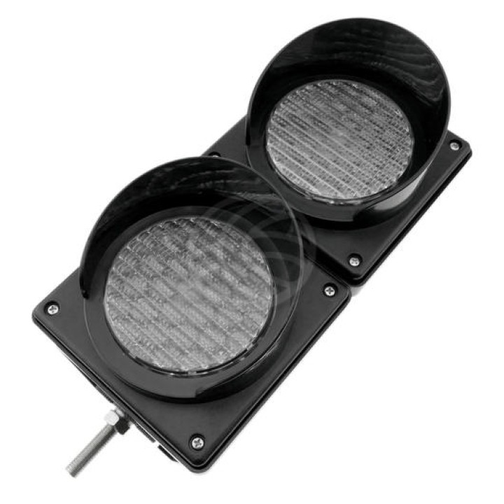 Luz semaforo con 2 bombillas verde y rojo 220v circulacion en carretera ea - 3