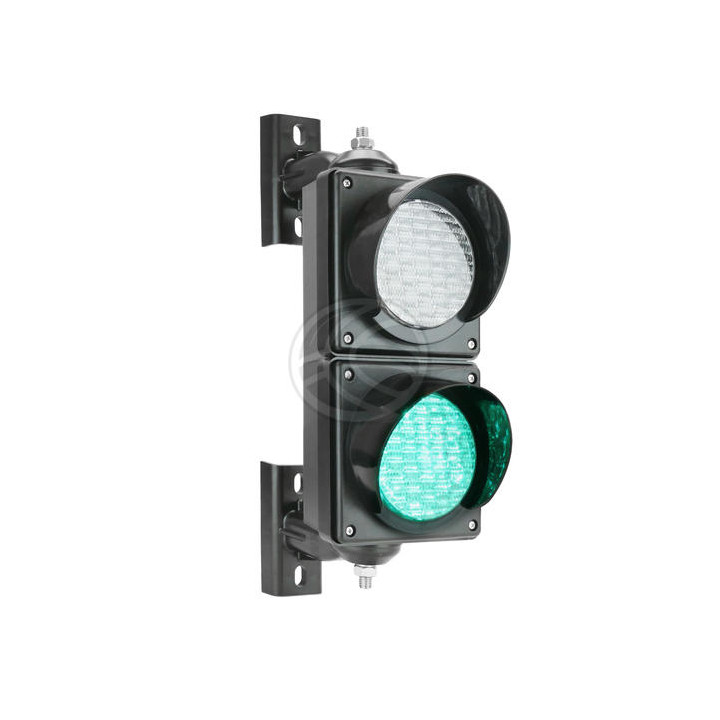 Luz semaforo con 2 bombillas verde y rojo 220v circulacion en carretera ea - 4