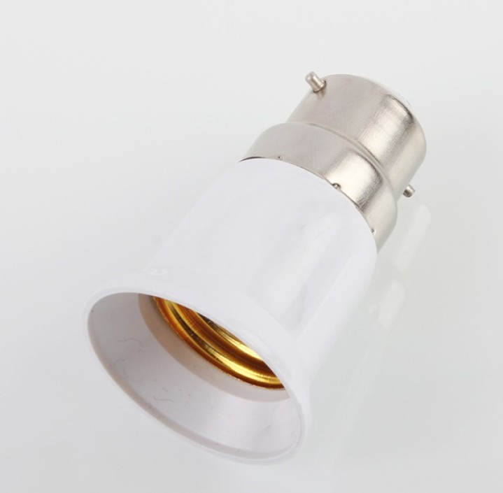 B22 a e27 adattatore convertitore portalampada lampada led 12v 24v 48v 220v presa di adattamento jr international - 5