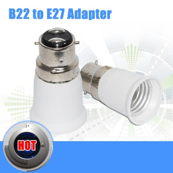 2 b22 a e27 adattatore convertitore portalampada lampada led 12v 24v 48v 220v presa di adattamento jackyled - 3