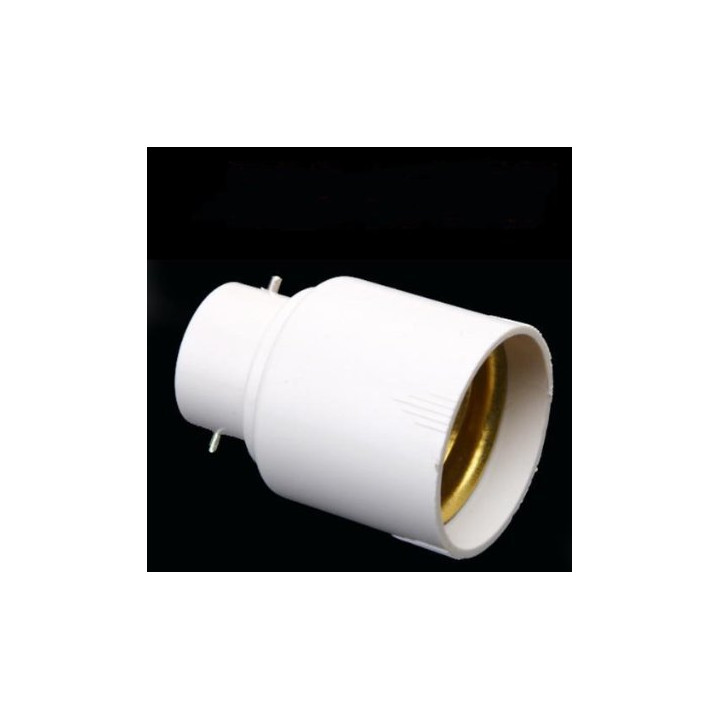 B22 a e27 adattatore convertitore portalampada lampada led 12v 24v 48v 220v presa di adattamento jr international - 1