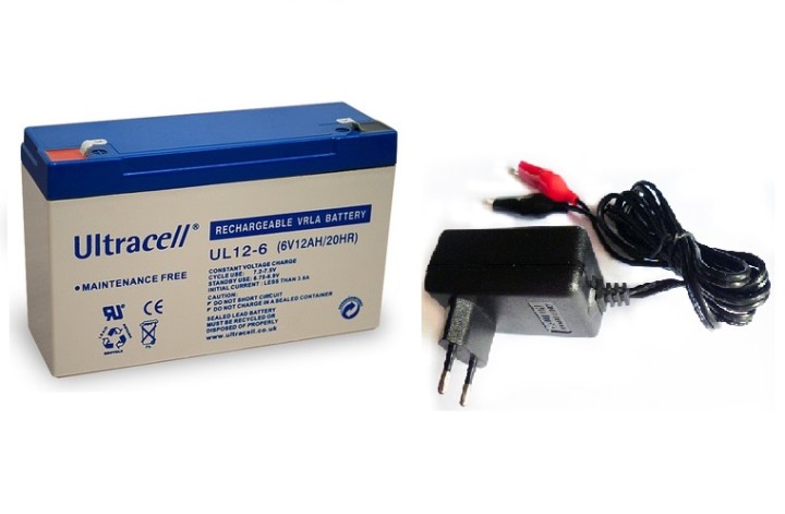 7.2vcc caricabatterie 220v 110v 0.5a 6v 6w 1a batteria ricaricabile moto 6v 12a hb-0702 jr international - 1