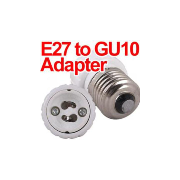 Portalámparas convertidor E27 a GU10