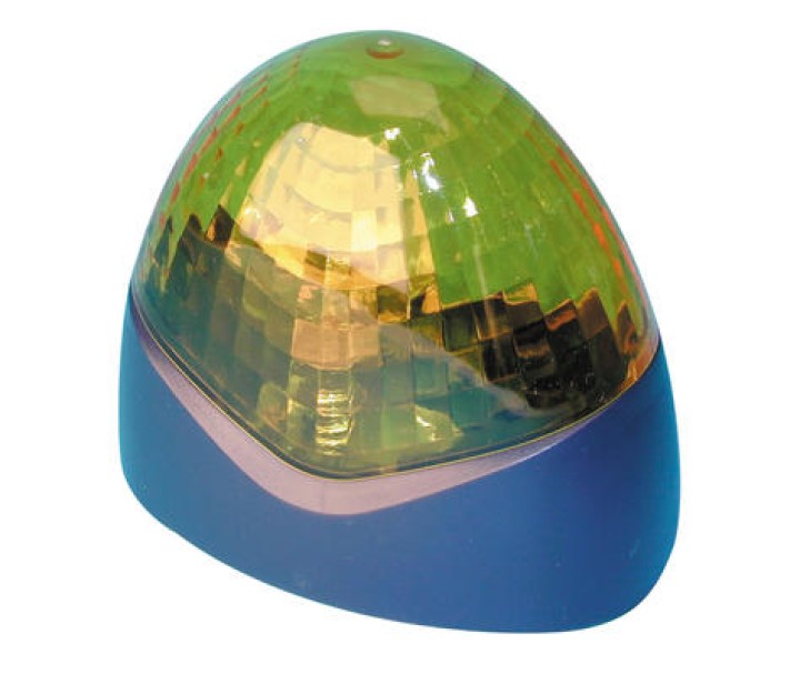 Semaforo fisso 220vca 40w ambra luce fissa segnalazione luminosa semaforo ea - 1