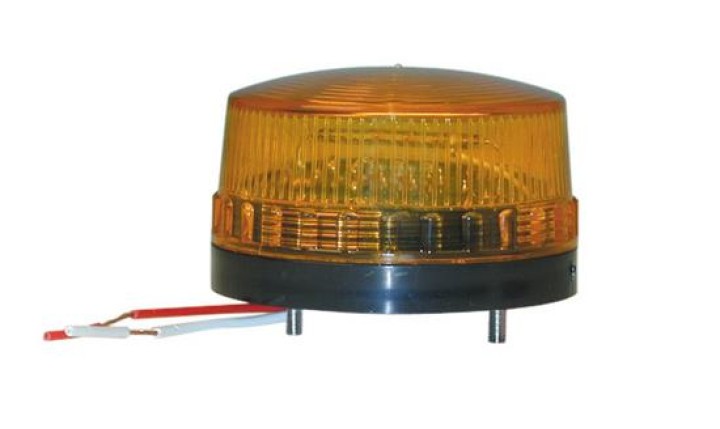 Flash xenon 24vcc ambar ø100x79mm 150ma 76 min 0.5 joules jr international - 1