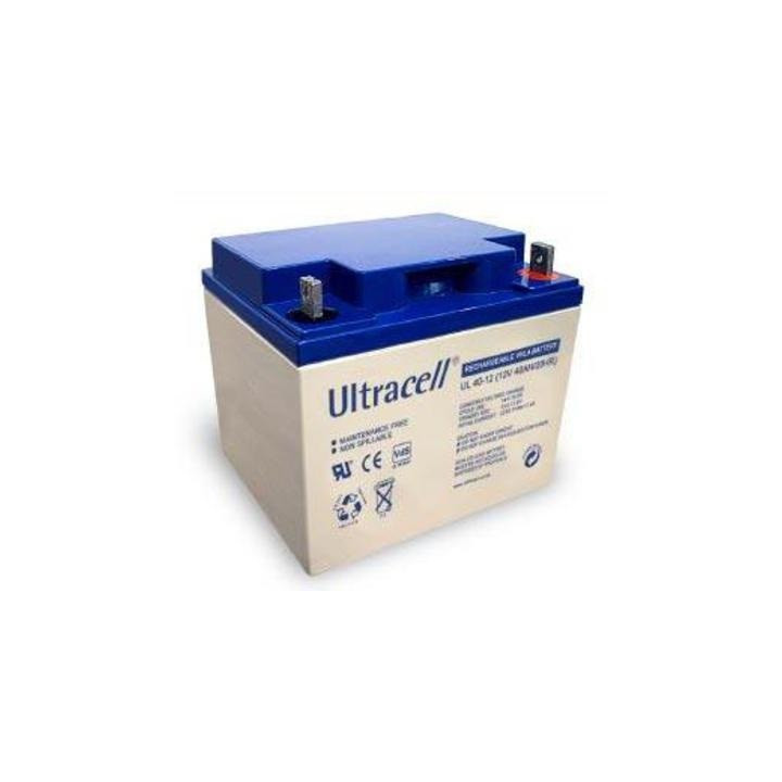 Bateria recargable 12v 40ah ul38 12 acu plomo gel solar acumulador 35ah 38a 38ah 40a yuasa - 1