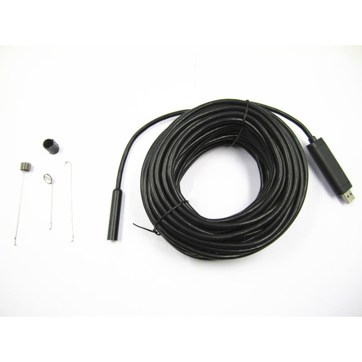 15m usb telecamera di controllo dell'endoscopio del tubo tubo di colore sblocco led ip66 impermeabile jr international - 2