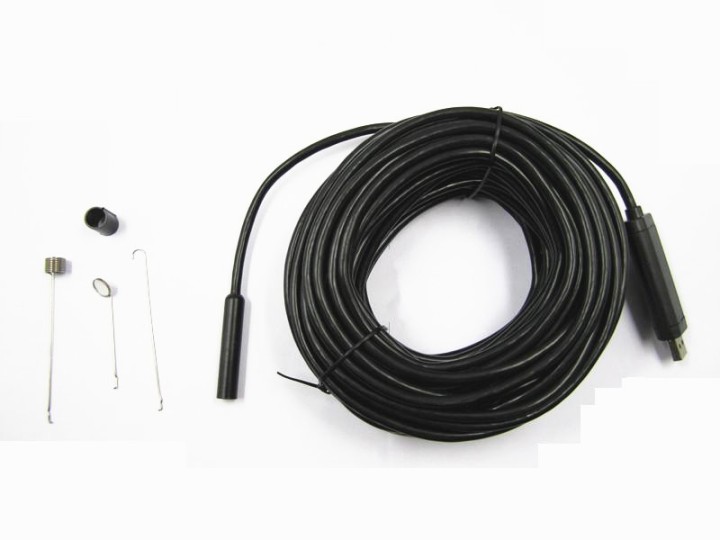 15m usb telecamera di controllo dell'endoscopio del tubo tubo di colore sblocco led ip66 impermeabile jr international - 2