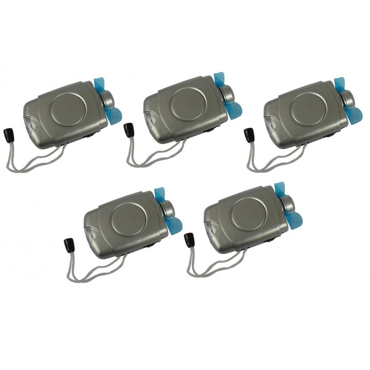 5 batería para portátil mini ventilador ventila aireación personal aireador ventilación ambientador de viento jr international -