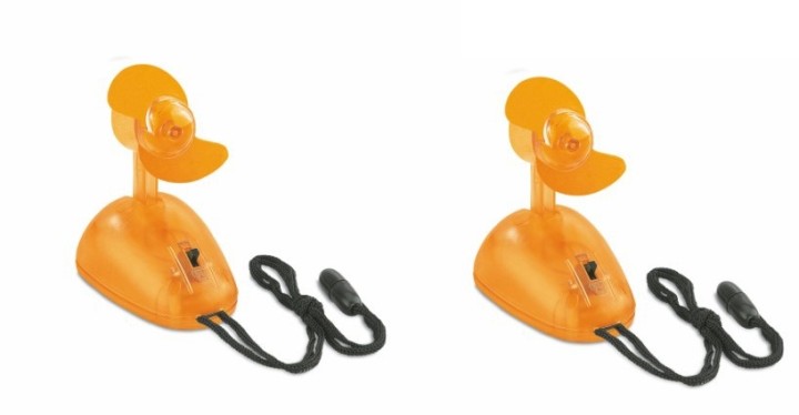 2 portable battery fan ventilates personal aerator aeration ventilation wind freshener jr international - 1