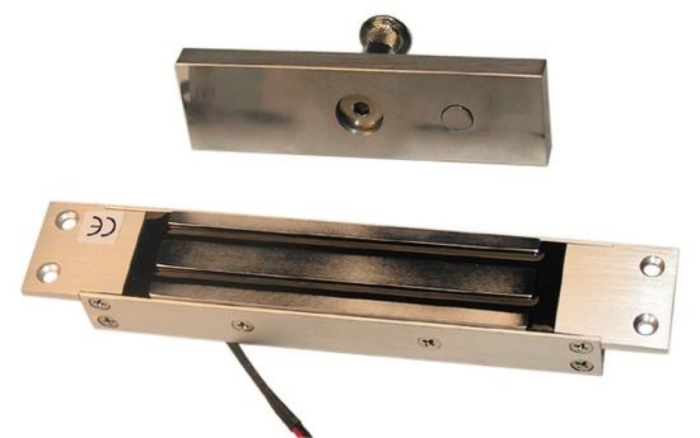 Ventosa electromagnetica 600kg 12 24vcc en saledizo hermetico jr international - 1