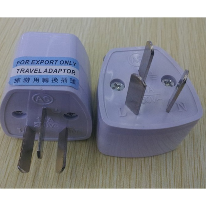 Travel power adapter with earth to go in china and australia new zealand jr international - 6