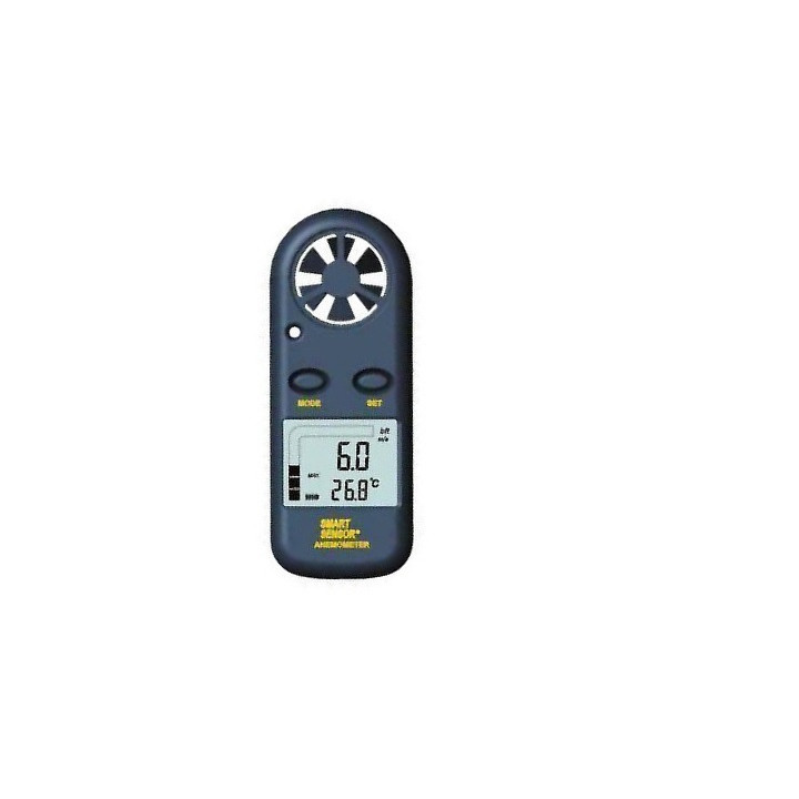 Misure di velocità del vento anemometro digitale termometro digitale lcd sport anemometro am02 jr international - 1